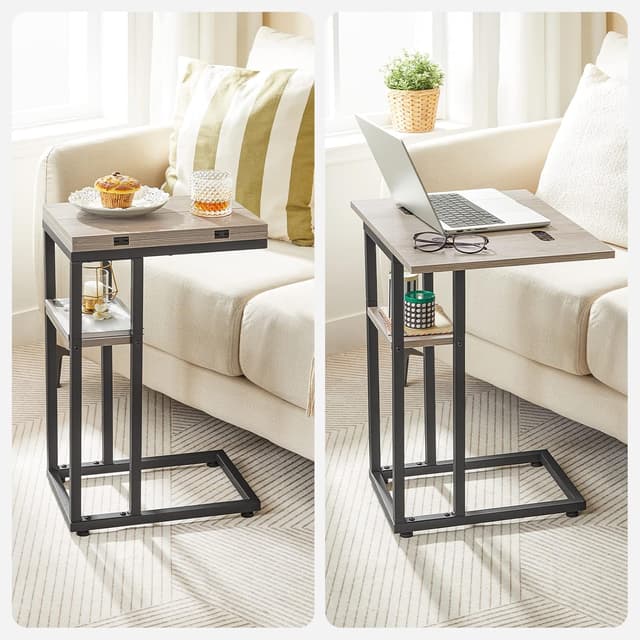 Thumbnail 4 de HOOBRO EBG29SF01 mesa auxiliar plegable 52x39 cm