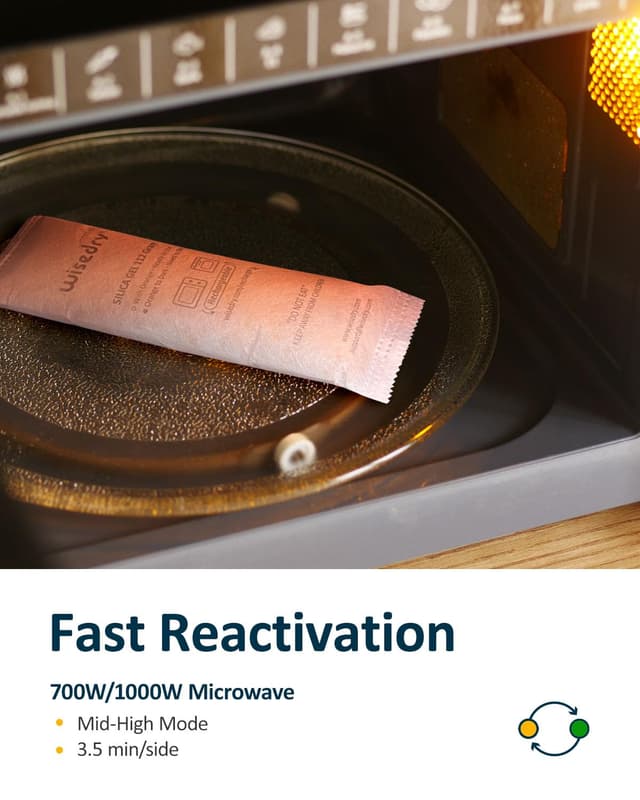 Thumbnail 6 de wisedry 112 g x4 Bolsas desecantes con indicador