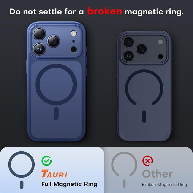 Thumbnail 4 de TAURI Magnetic iPhone 17 Pro Case 38‑magnet