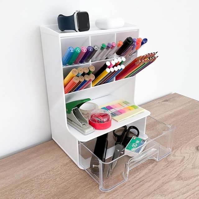 Thumbnail 5 de ADVEXGP White Desk Organiser 🖊