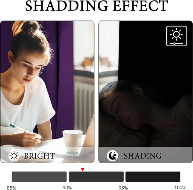 Thumbnail 4 de PONY DANCE Vorhang 240×140 cm Verdunkelungsvorhang 🎀