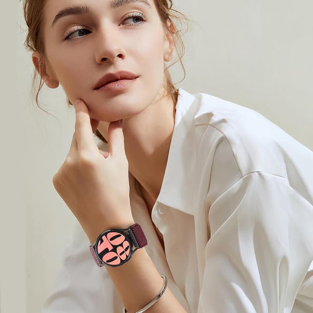 Thumbnail 6 de Yunshare Quick Release Elastic Nylon Watch Straps (18mm–24mm) – 3 Pack for Samsung, Garmin, Fossil, Amazfit and more