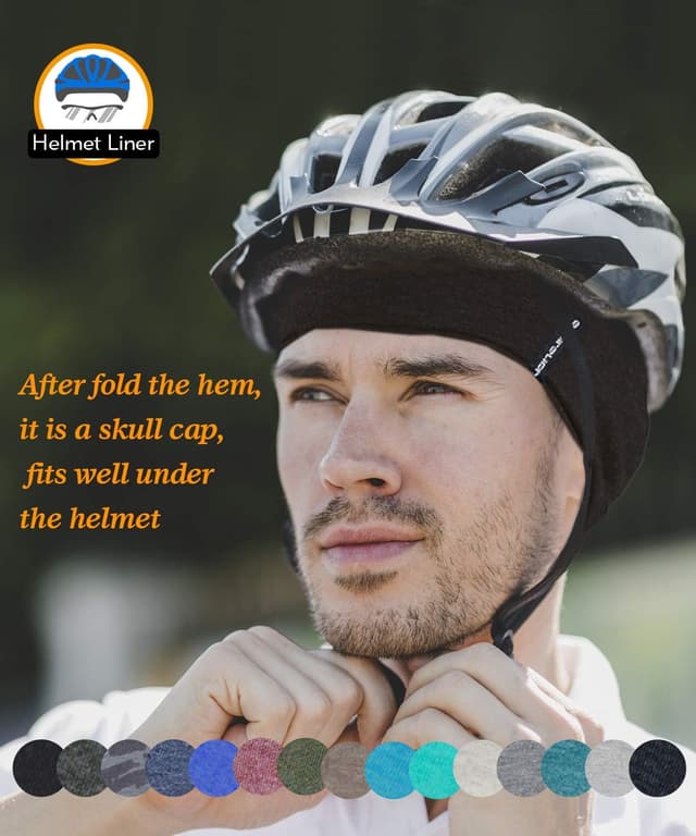 Thumbnail 6 de EMPIRELION 9" multifunctional lightweight beanie hat (cycling helmet liner, running & sleep cap)