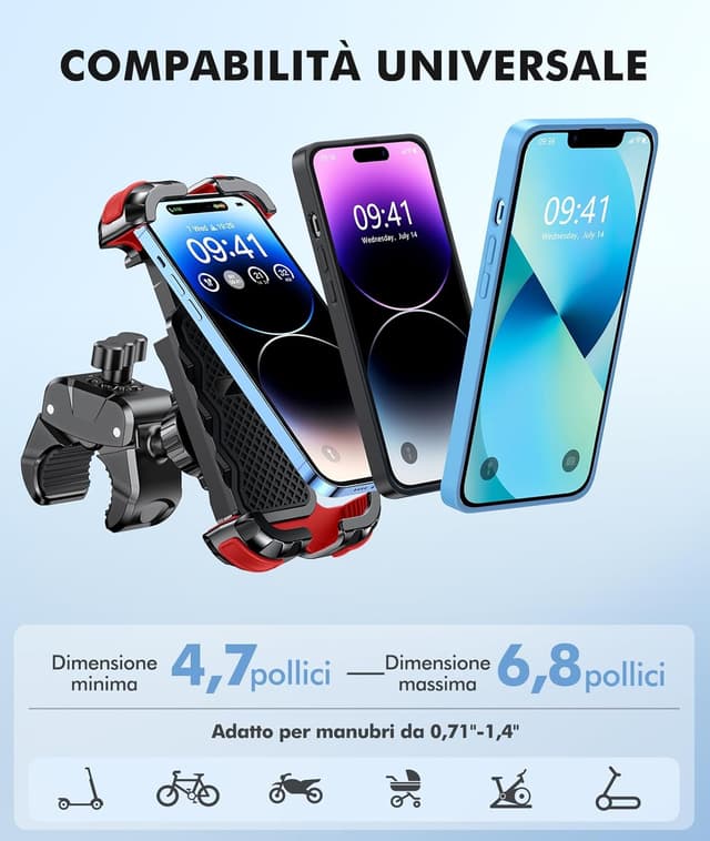 Thumbnail 5 de Babacom Porta Cellulare Moto 360°