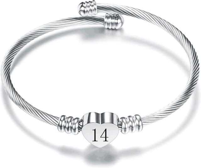 Thumbnail 4 de Aosyoisk Birthday Silver Bracelet 7–21