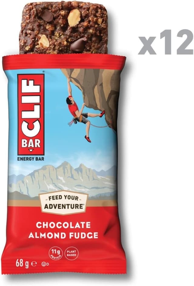 Detalle 2 de CLIF BAR Chocolate Almond Fudge 12 x 68 g
