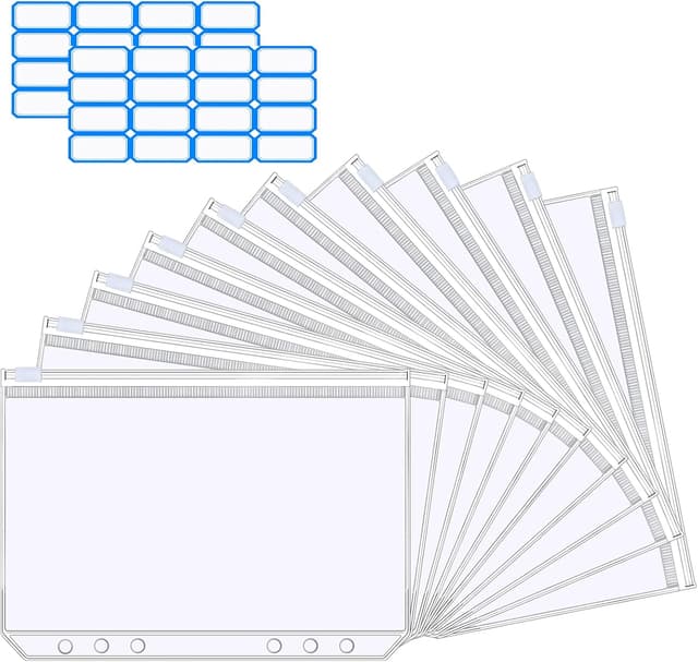 Detalle de Vicloon A5 Zipper Binder Pockets