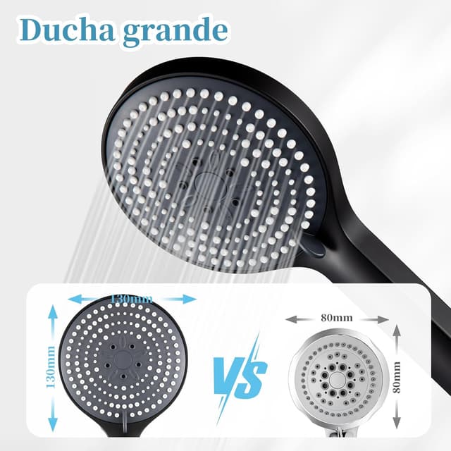 Thumbnail 3 de OFFO Alcachofa de Ducha 130 mm ahorro 60%