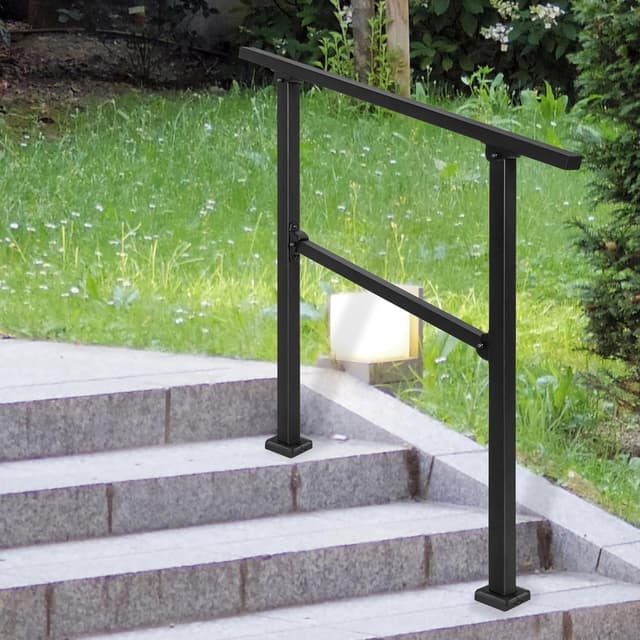 Thumbnail 6 de OUUTMEE 100cm Handlauf Außenstufen 2–3 Stufen