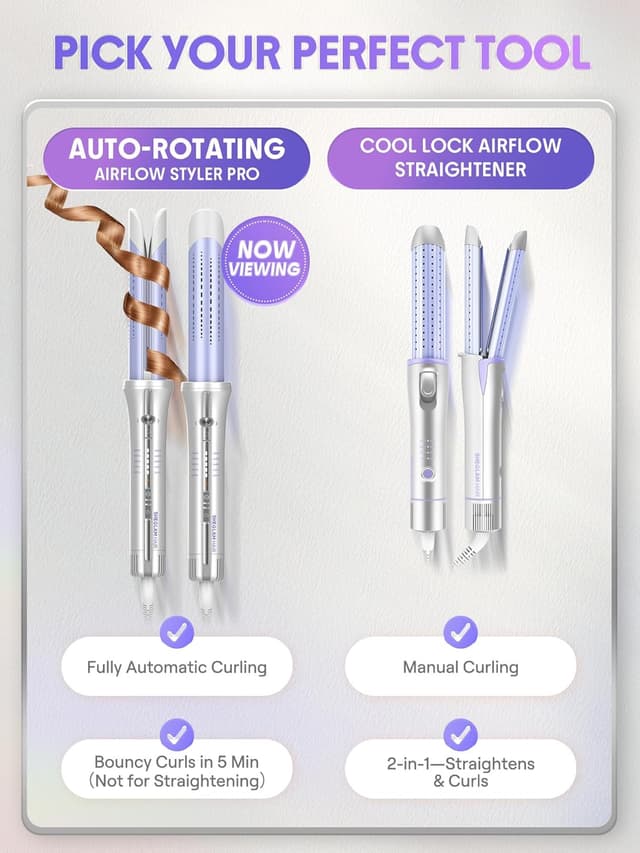 Detalle 2 de SHEGLAM 25mm One Touch Automatic Curling Iron with Cool Air (25mm)