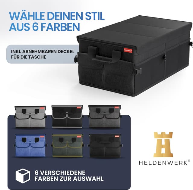 Thumbnail 6 de HELDENWERK Premium Kofferraum-Organizer 3 Fächer