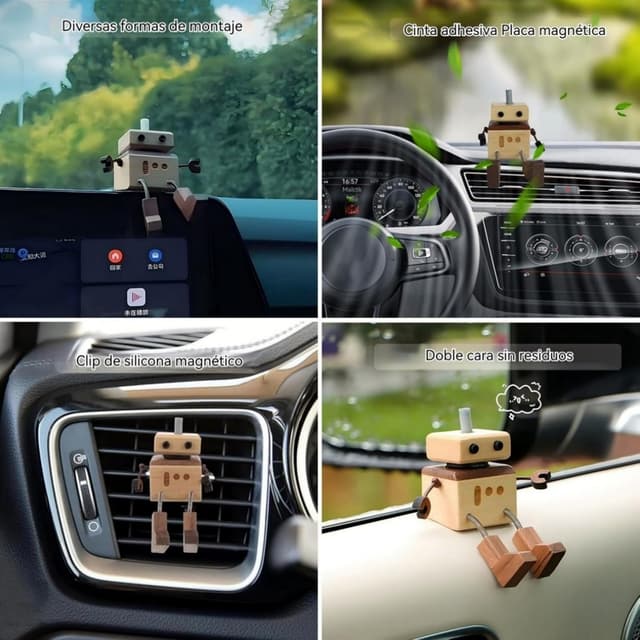 Thumbnail 5 de Ambientador muñeco de madera oscilante 3 aromas