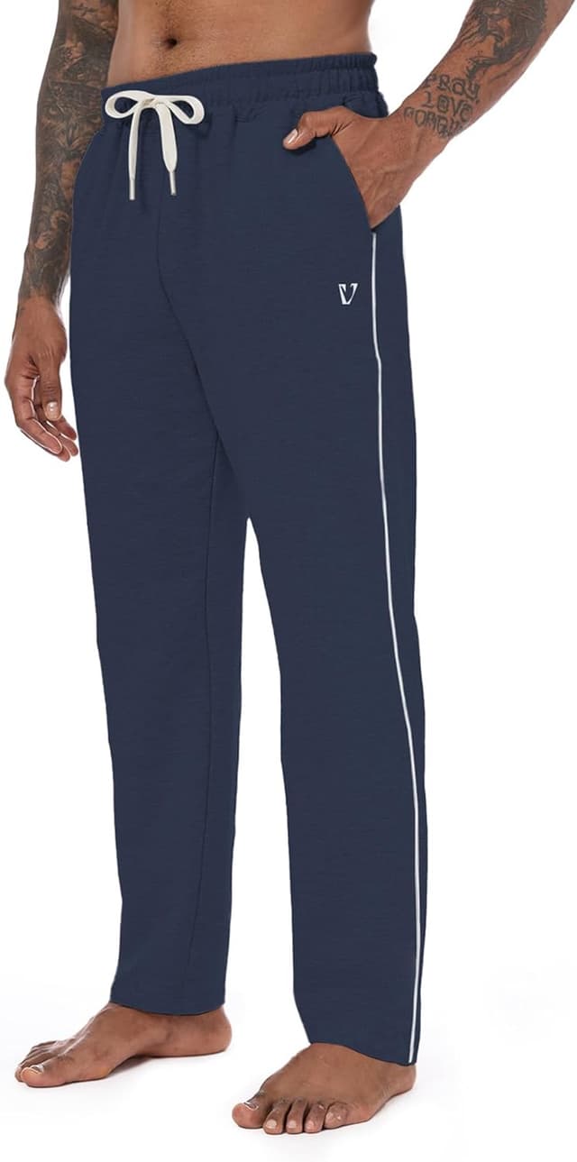 Thumbnail 6 de Vortewind Jogginghose Herren aus Baumwoll-Jersey mit 3 Taschen und elastischem Bund