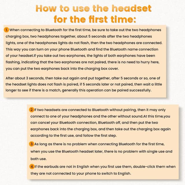 Detalle de Piluyaa Clip-on Open-Ear Wireless Bluetooth 5.4 Earbuds (Off White) with 60H Battery