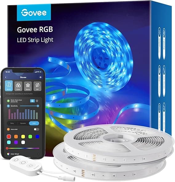 Detalle de Govee Tira LED 10m 🎨, Luces RGB WiFi para Casa y Juegos