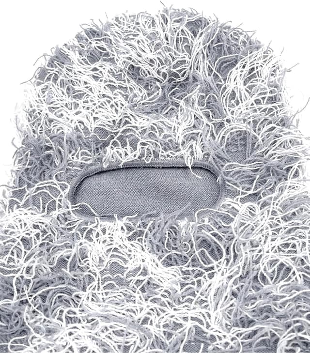 Detalle 2 de Malaxlx distressed knitted balaclava ski mask for winter wind protection