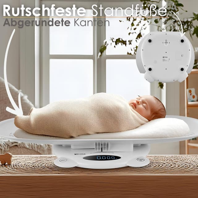 Detalle 2 de 3in1 Babywaage Tierwaage & Personenwaage