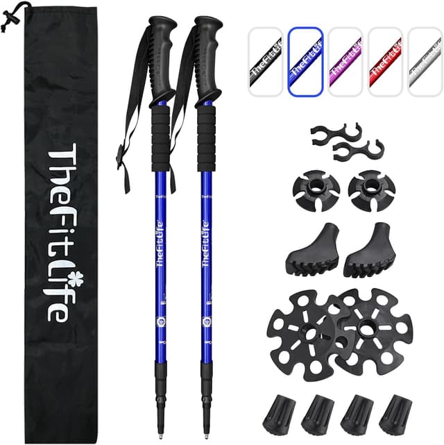 Detalle de Hiking trekking poles 2 pack 130 cm