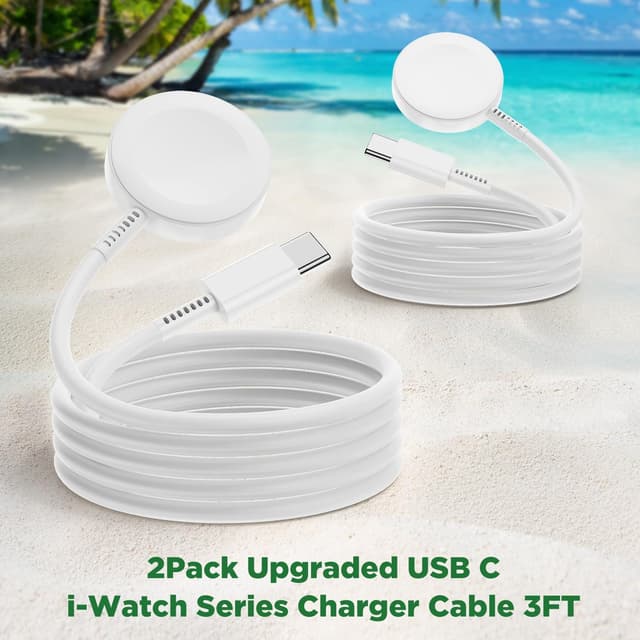 Thumbnail 6 de Hzevn iWatch USB C Charger Cable 3ft 2Pack