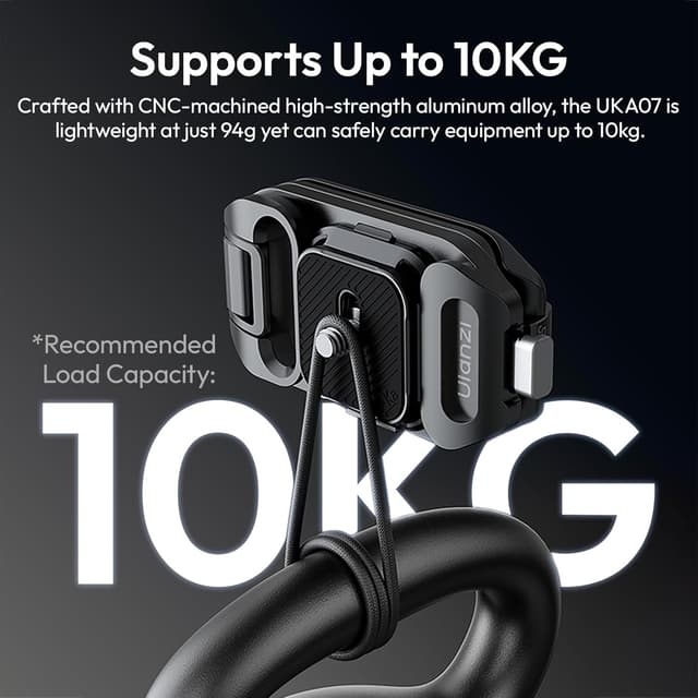 Detalle 2 de ULANZI UKA07 : clip de sangle pour sac à dos avec déverrouillage rapide (plaques UKA-QR)