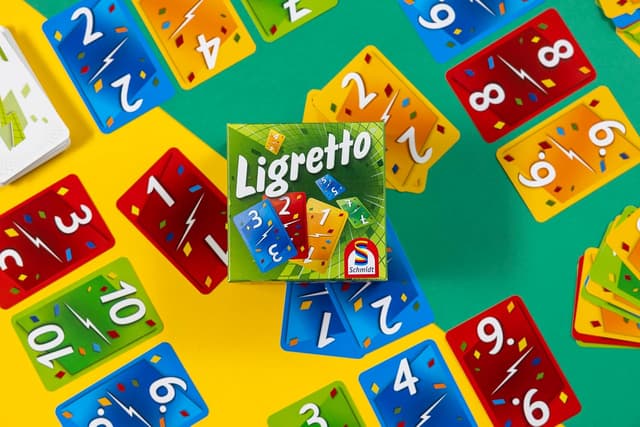 Detalle 2 de Ligretto Green gioco di carte 15 min 🎲