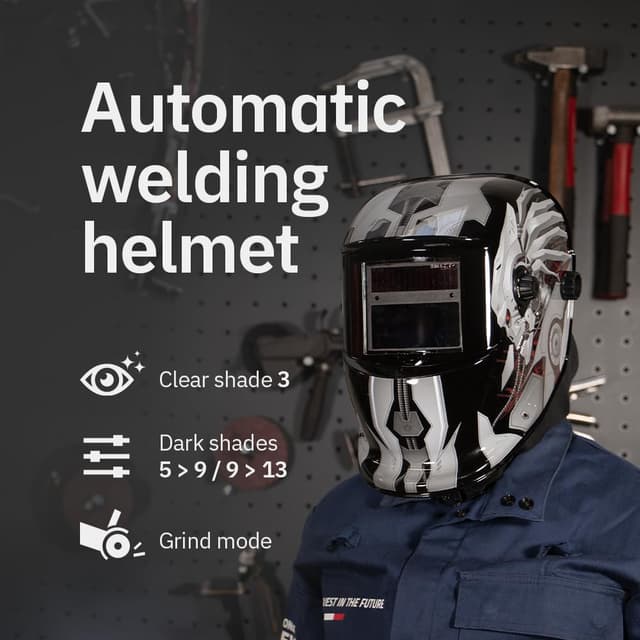 Thumbnail 1 de GYS Masque LCD Venus 3/9-13 G Iron