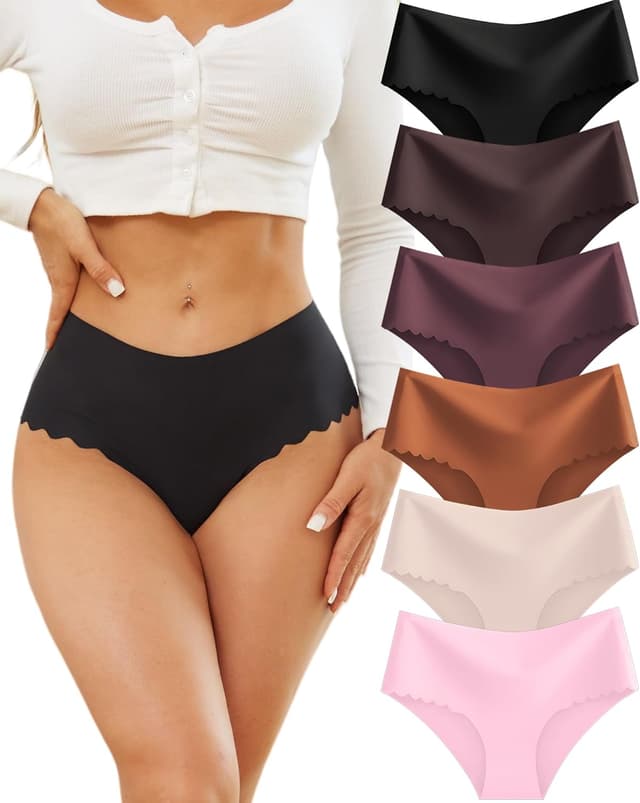 Detalle de READY TO LOVE Seamless High Waist Slip 6er-Pack