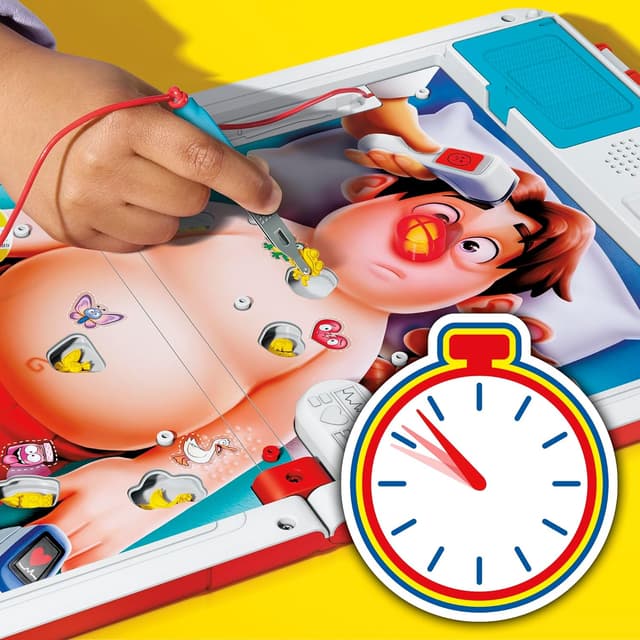 Thumbnail 6 de Operation Electronic Board Game with All-in-One Carrying Case (2 Ways to Play) for Ages 6+