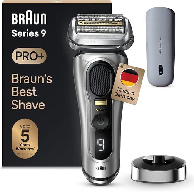 Detalle de Braun Series 9 Pro+ Afeitadora Eléctrica Hombre, Platinium