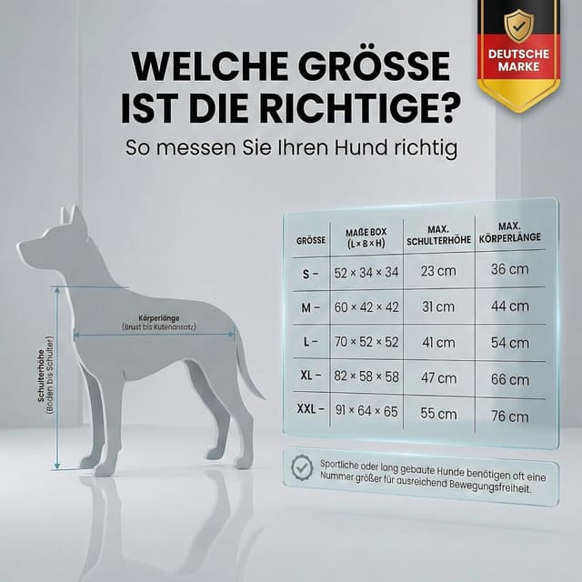 Detalle 2 de Foxdevil by xonic® faltbare Hundebox/Katzenbox XXL (Blau) – Hundetransportbox für Auto & Zuhause