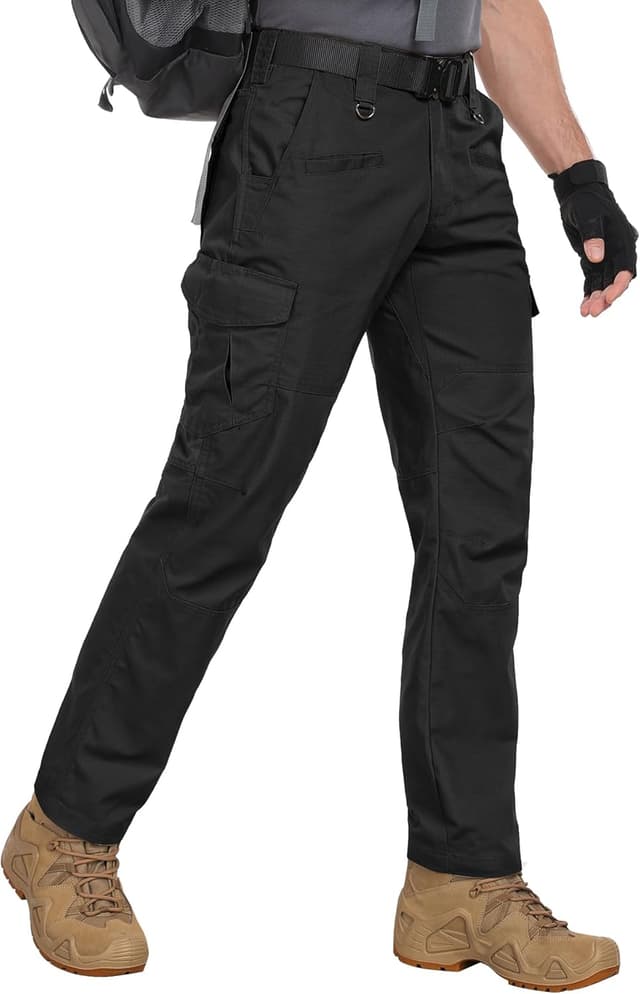 Detalle de Zoofly Men’s Cargo Pants Ripstop Water-Resistant Hiking & Work Pants (Not Belt)
