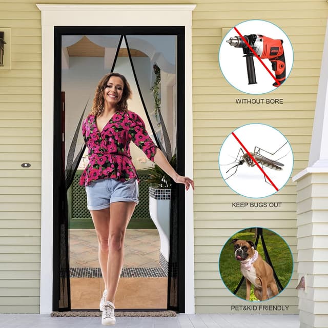 Detalle 2 de Magnetic fly screen door 110x220cm