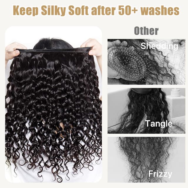 Thumbnail 4 de VipHonor Deep Wave Hair Bundles 18–22in