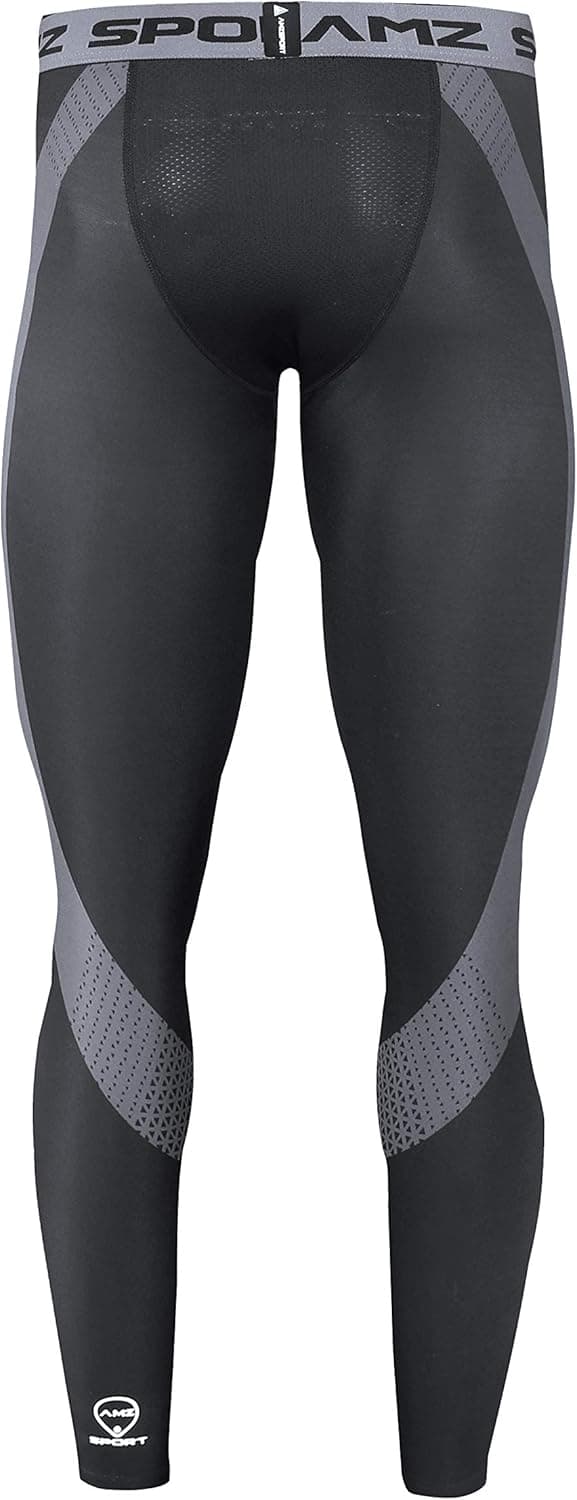 Detalle de AMZSPORT Leggings Compression Cool Dry – collants de gym à séchage rapide