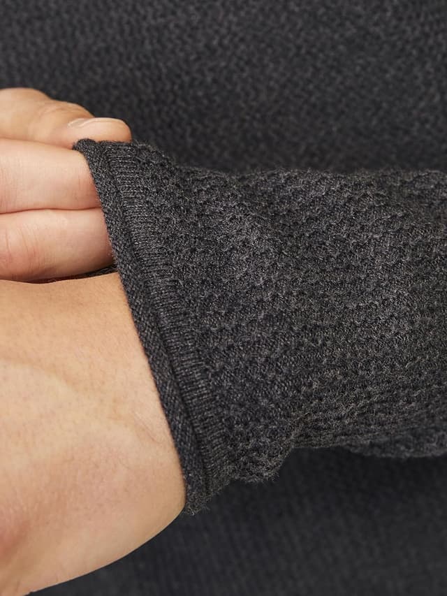 Detalle de Jack & Jones Pullover in maglia con lavorazione plain e taglio regolare