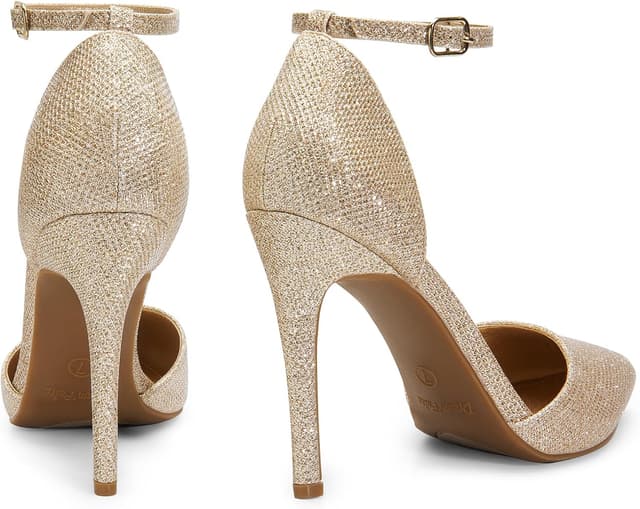 Thumbnail 6 de DREAM PAIRS Escarpins femme à bout pointu et talon aiguille de 10 cm avec bride cheville