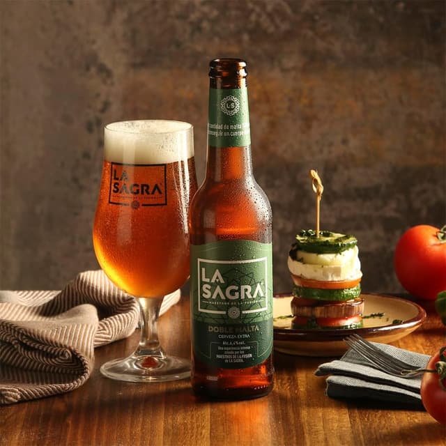 Thumbnail 5 de La Sagra Doble Malta 🍺 - Caja 24 botellas 330 ml