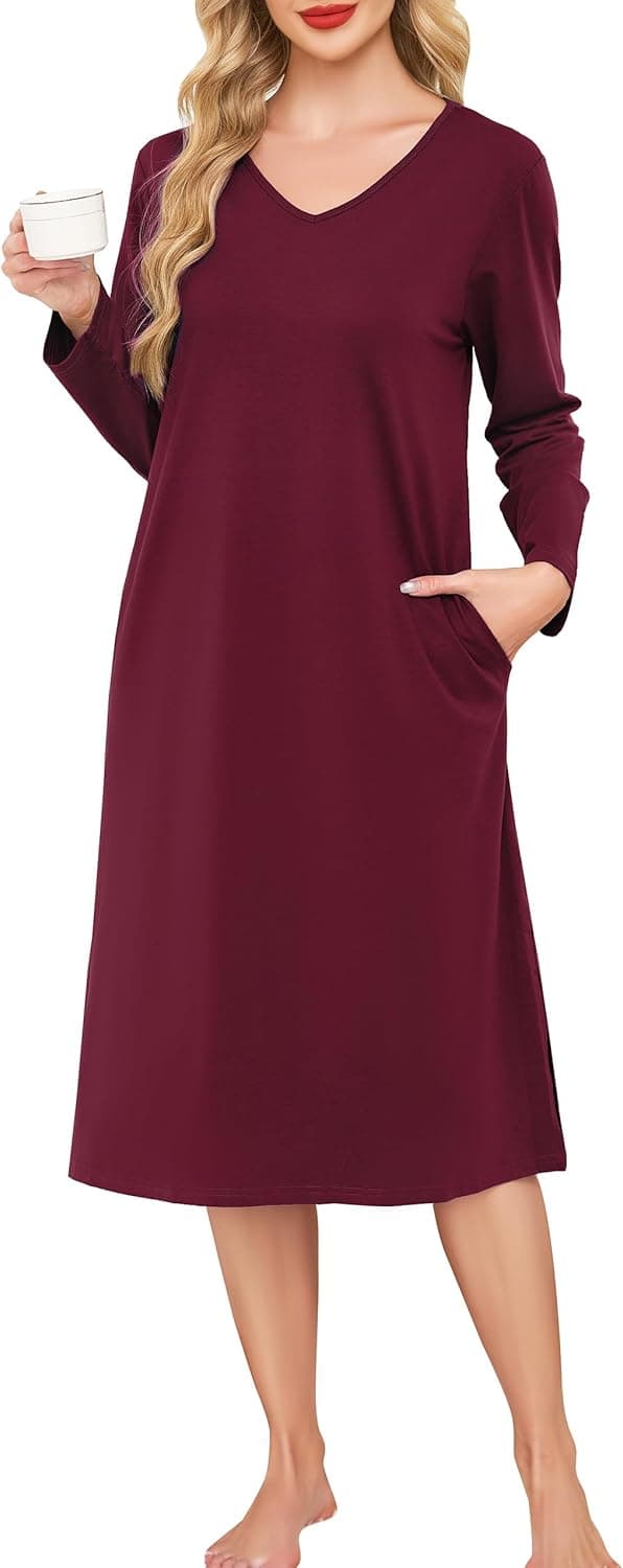 Thumbnail 6 de Wikoan camisón mujer manga larga M