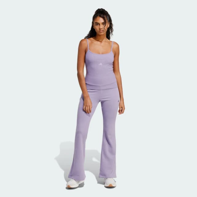 Thumbnail 2 de Adidas Pantalón acampanado felpa Seasonal Essentials