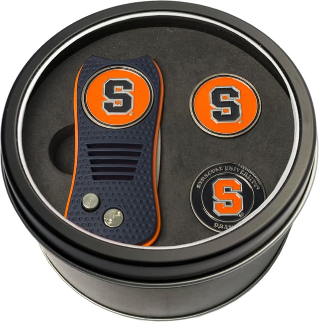 Detalle de Team Golf NCAA Adult-Unisex Tin Gift Set with Retractable Divot Tool and 2 Ball Markers