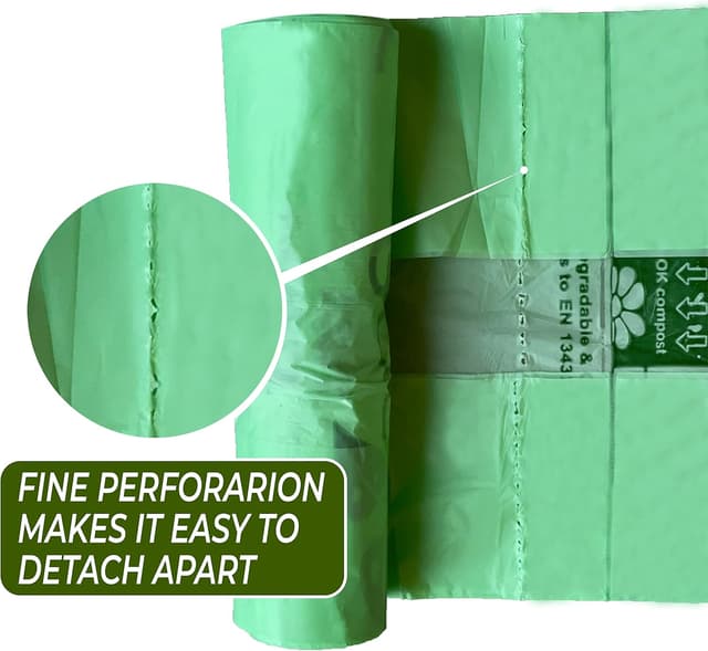 Thumbnail 6 de Haya Home 6L to 7L Eco Green 156 Compostable Bin Bags