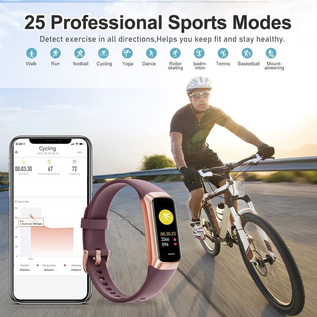 Thumbnail 4 de Spurkey Fitness Tracker 1.1in AMOLED