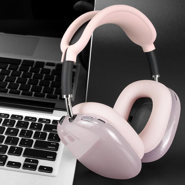 Thumbnail 6 de SOULWIT Protective Kit for AirPods Max (2/1, 2026/2024/2020) — Headband Cover + TPU Case + Silicone Ear Pad Covers (Pink)