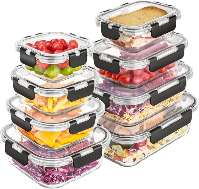 Imagen de Liuruiyu 8-Pack Glass Meal Prep Containers 🍱 en OfertitasTOP