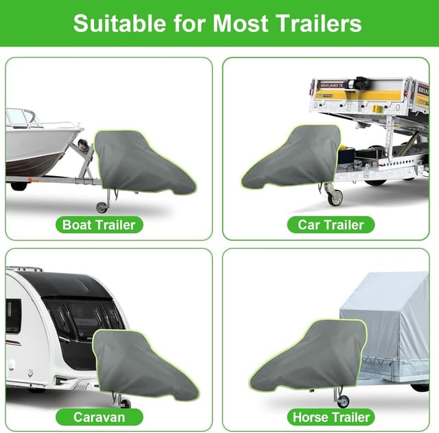 Thumbnail 6 de URAQT Cubierta para Remolque de Caravana 94x65x17