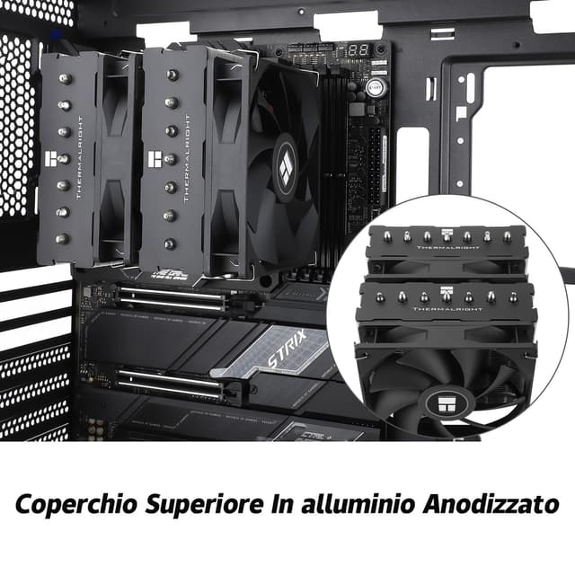 Thumbnail 6 de TR Phantom Spirit 120SE CPU-Kühler mit 7 Heatpipes, Doppel-120-mm-Lüfter TL-C12B V2 PWM (AGHP 4.0) für AM4/AM5 & Intel 1700/1200