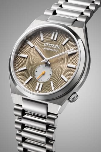 Detalle 2 de Citizen Tsuyosa NK5010-51X automático plata con esfera verde (small seconds)