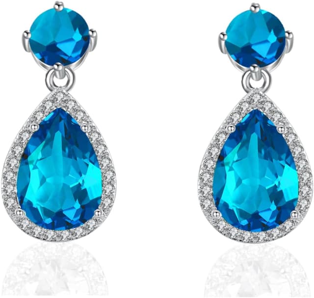 Imagen de VONSSY Drop Dangle Earrings 18k gold plated en OfertitasTOP