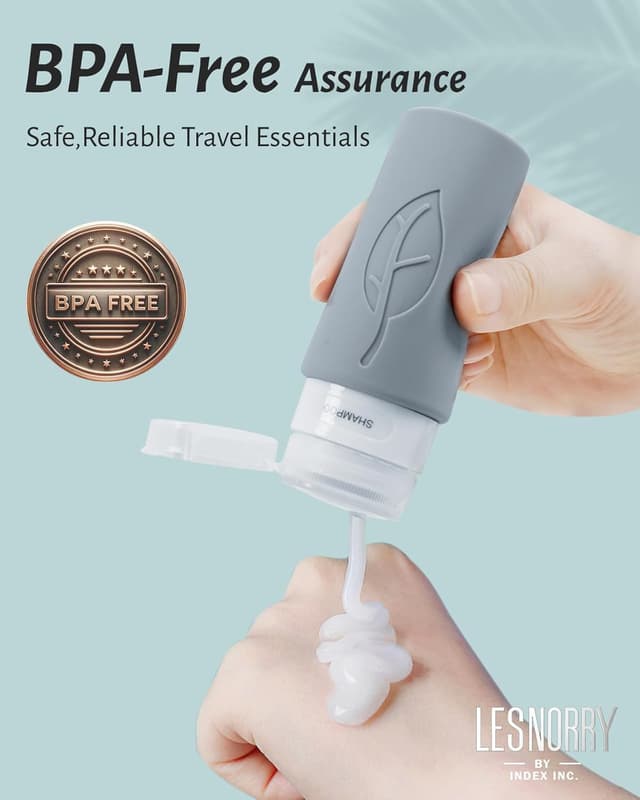 Thumbnail 3 de Lesnorry 17-Pack Travel Bottles 90ml TSA Approved