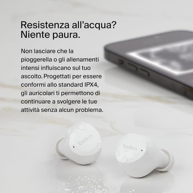 Thumbnail 6 de Belkin SoundForm Bolt 28 ore auricolari true wireless